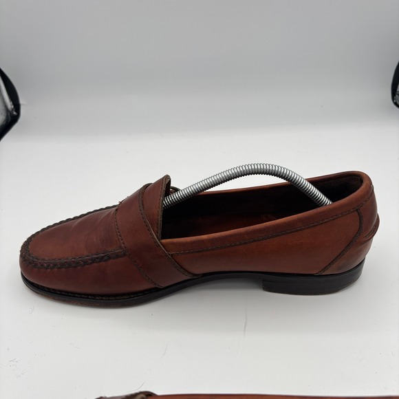 Polo Ralph Lauren Loafers Mens Sz 10.5 Brown Leather Penny Loafers Preppy main image 11